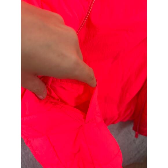 NWT FP Movement Neon Coral Quilted Puffer Vest Zip Front XS - Picture 7 of 8